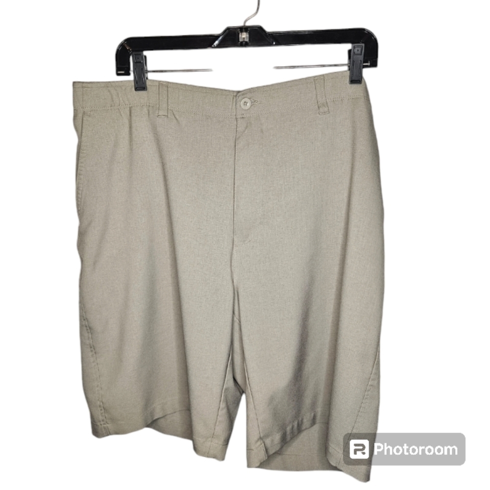 Bolle Golf Shorts Tech Beige Khaki Dress Short Size 38 Outdoor Athletic